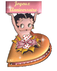 gif joyeux anniversaire Betty Boop